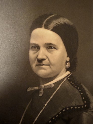 c1865 acero grabado Sra. Lincoln”, Mary, esposa de Abraham Lincoln, Wm Sartain - Imagen 2 de 4