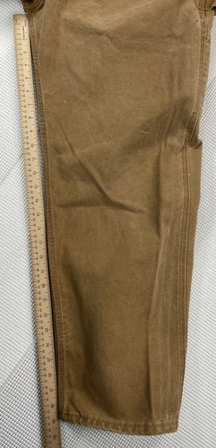 Carhartt B11 BRN Canvas Work Pants Made In USA Vintage Men’s 36x30 Stains - Picture 4 of 8