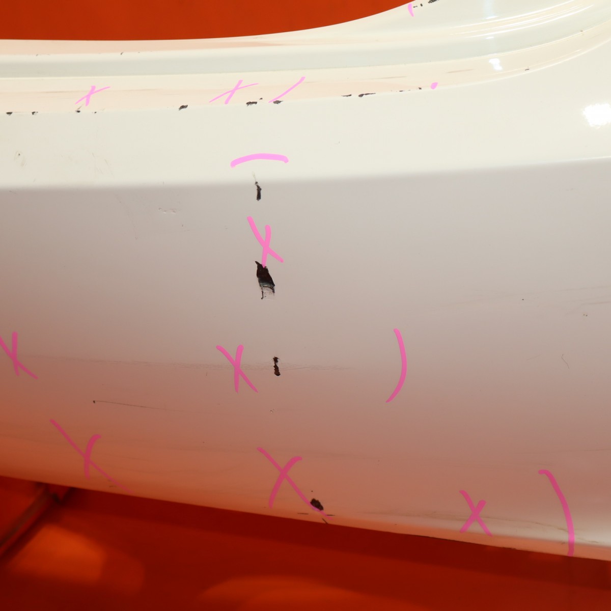 MASERATI GHIBLI REAR BUMPER 2014 2015 2016 2017 673001806 OEM