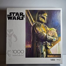Star Wars Buffalo Games 1000 Pc Puzzle The Mandalorian Grogu Baby Yoda NIB