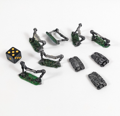 #ad BATTLETECH Miniature War Game Metal SCORPION Parts Lot Ral Partha Unseen RARE $150.00