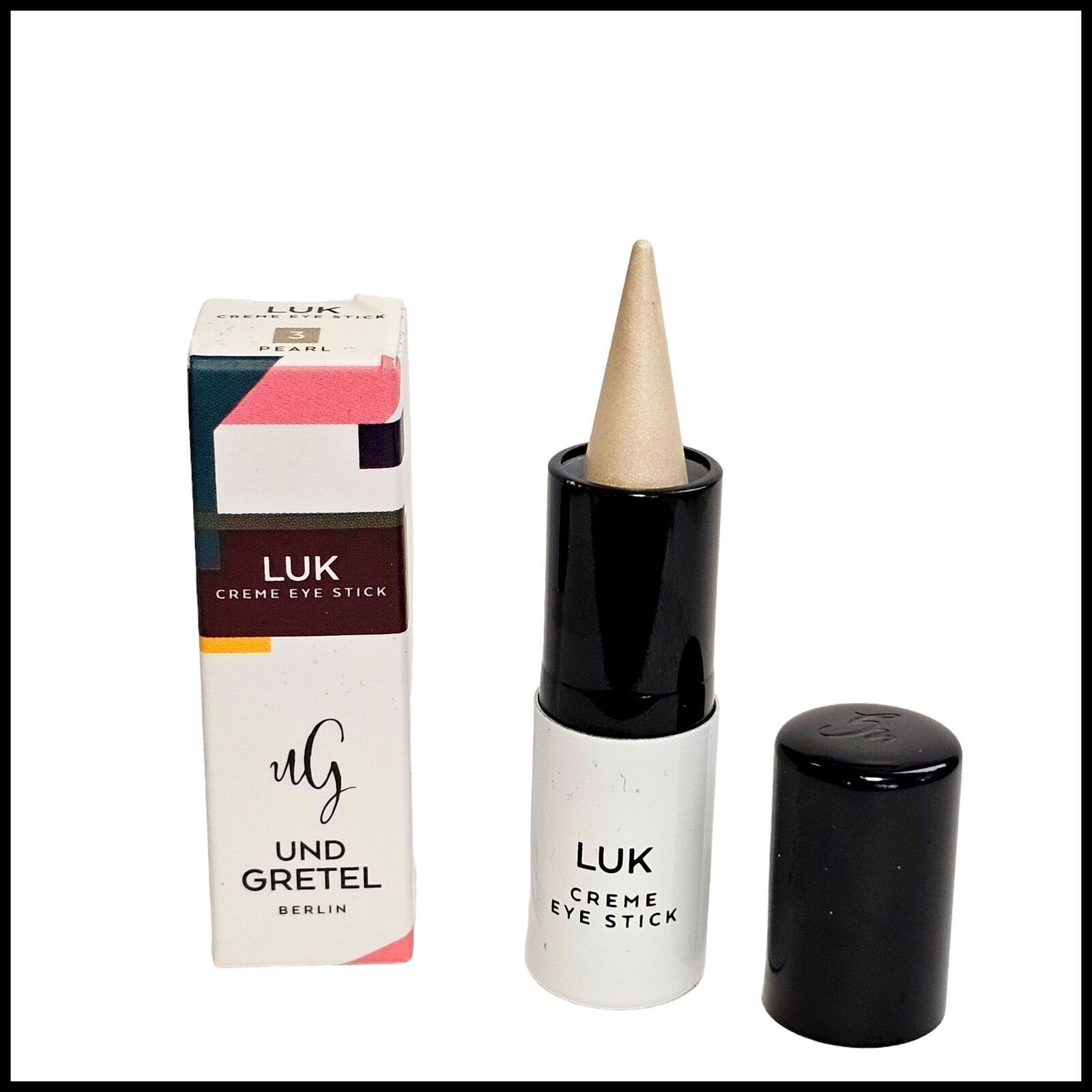 Тени для век Und Gretel Luk Creme Cream Eye Stick Перламутровые мерцающие в натуральную величину
