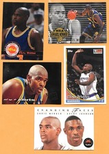 Criss Webber Basketball 5 card lot   (LOT 8)