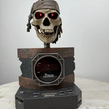 Disney Pirates Of The Caribbean Singing Skeleton Alarm Clock