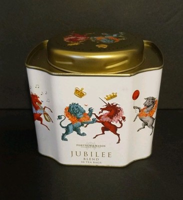 Fortnum & Mason The Queens Diamond Jubilee 2012 Empty Tea Tin
