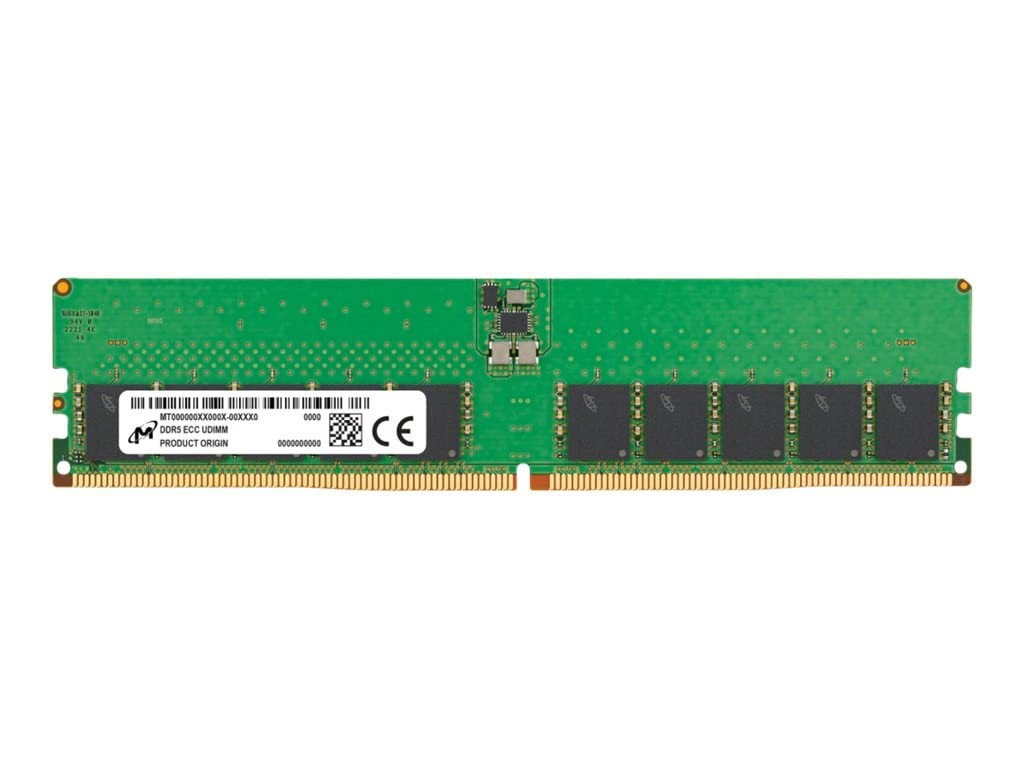 MICRON Server Memory Module DDR5 32GB UDIMM/ECC 4800 MHz CL 40 1.1 V MTC20C2085S