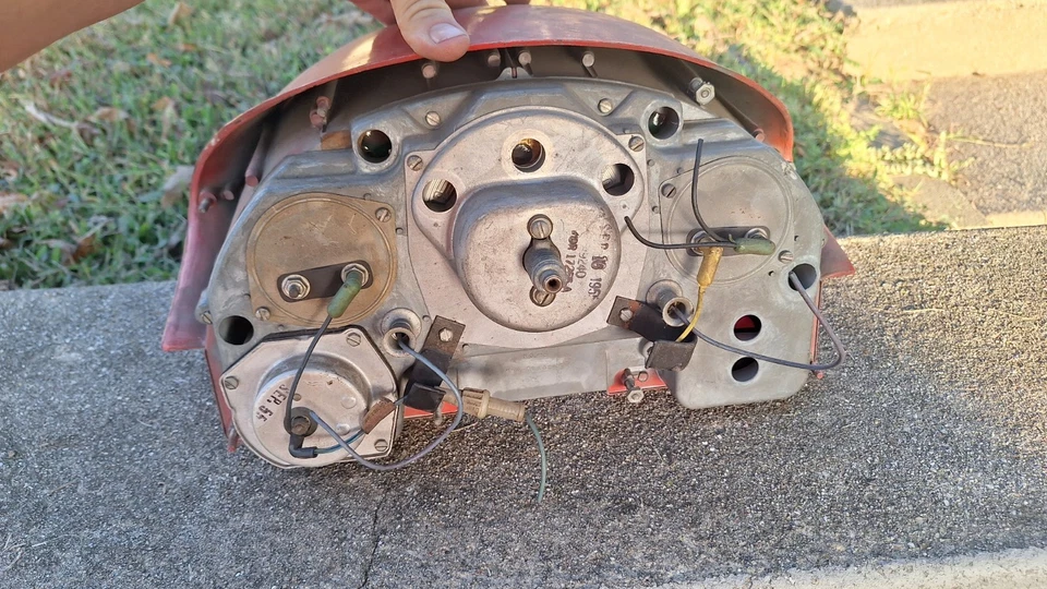 1956 Ford Fairlane Customline Gauges Dash Cluster OEM Foto 2 de 4