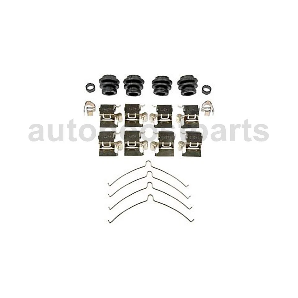 Kit de ferragens de freio a disco dianteiro traseiro para Toyota Sienna 2011-2014 - Imagem 2 de 3