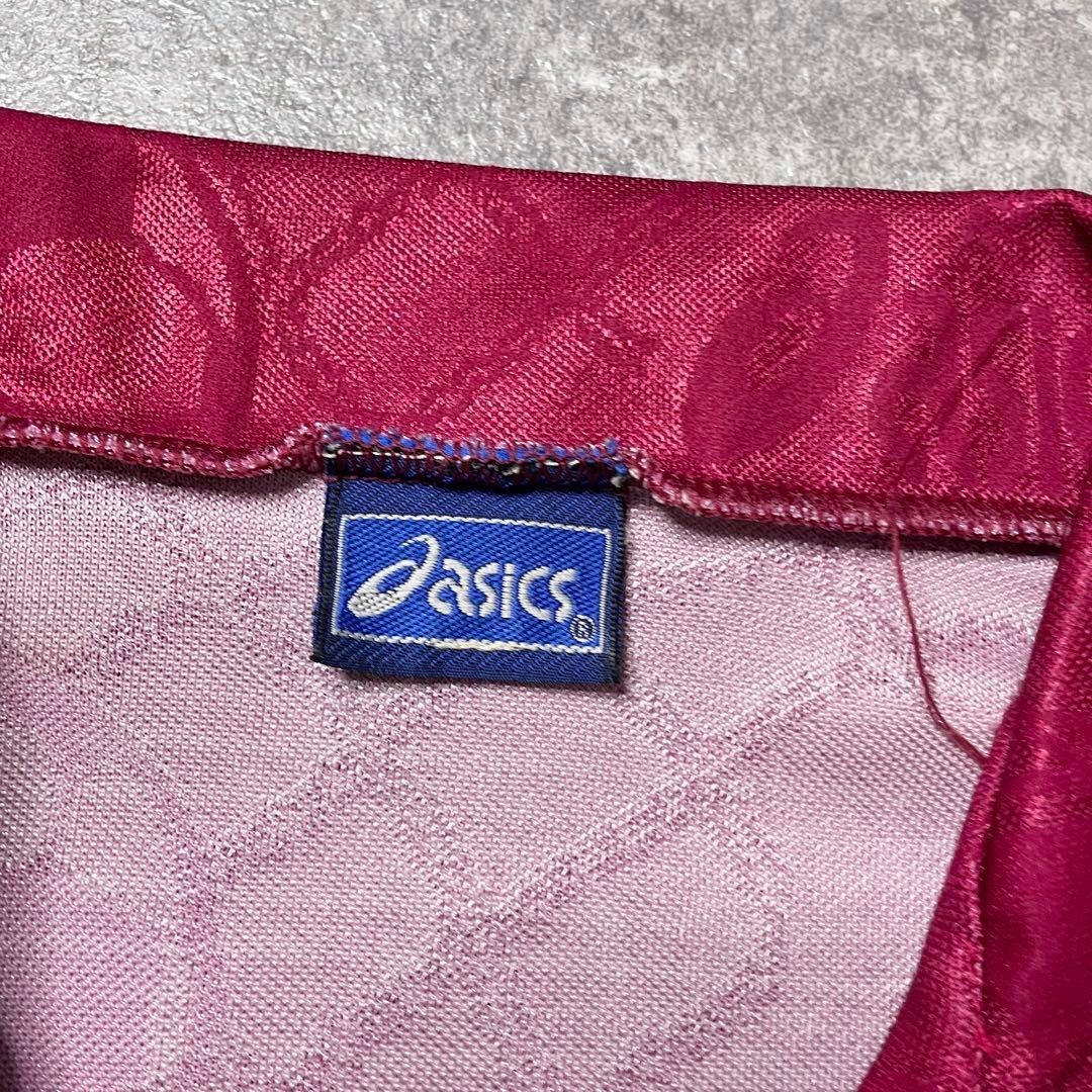 AS Roma 94-95 Home L/S Jersey Asics L(US M) Lace-Up Italy