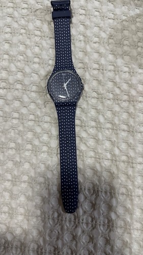 Swatch Watch Rebel The Love of K SUON106 Blue and White Unisex Working Rare