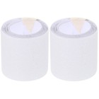  2 Rolls Peel and Stick Stair Treads Transparent Non Slip Indoor Traction