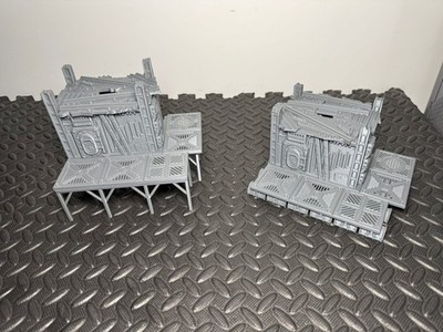 28mm Wasteland Medium Shanty Hütten Sci-Fi oder postapokalyptisches Gelände