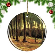 Van Gogh Edge of A Wood Painting Christmas ornament city travel souvenir