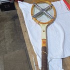 Wilson Jack Kramer Autograph Tennis Racquet 4 1/2" Grip w/ Cover Made in USA — photo 1