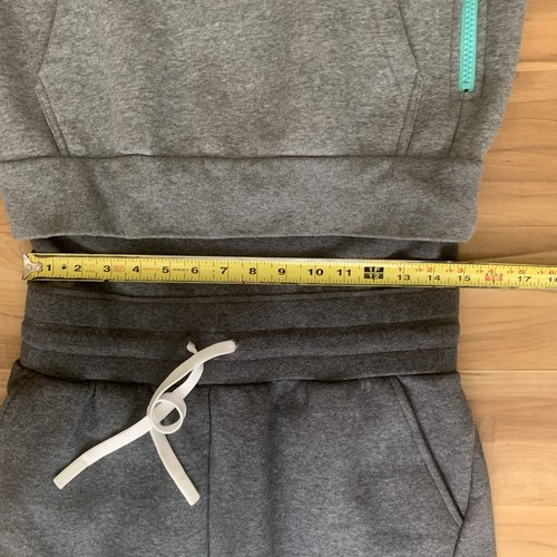Tuxy One Piece Hoodie Sweatsuit Mens Medium Grey Pants Joggers Lounge Athleisure - Picture 13 of 22