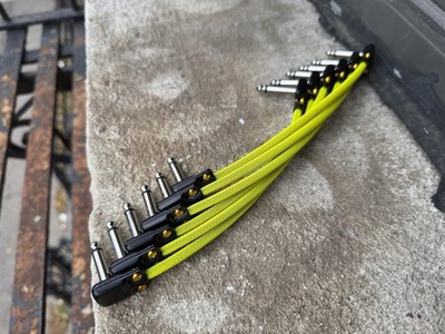 Neon Yellow Mogami W2314 Patch Cable   6    SquarePlug SP500BK
