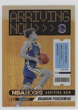 2023-24 Panini NBA Hoops Arriving Now Holo Winter Brandin Podziemski #15 10ba