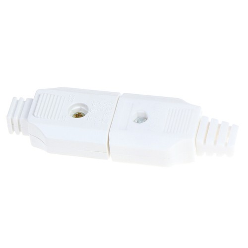 US 2broches plates AC alimentation électrique mâle prise femelle prise adaptater - Afbeelding 9 van 12