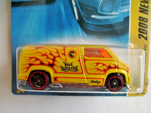 Hot Wheels ๐ฒ TREASURE HUNT ๐ฒ Custom '77 Dodge Van ๐ฒ 2008 New Models ๐ฒ Mint