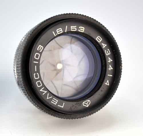SERVICED! 1984 SOVIET USSR HELIOS-103 RANGEFINDER LENS f1.8/53 KIEV-4 MOUNT (3) - Picture 2 of 9