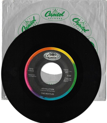 The Beatles: "Hey Jude" / "Revolution" - VG++ '83 - plays NM! - Imagen 2 de 2
