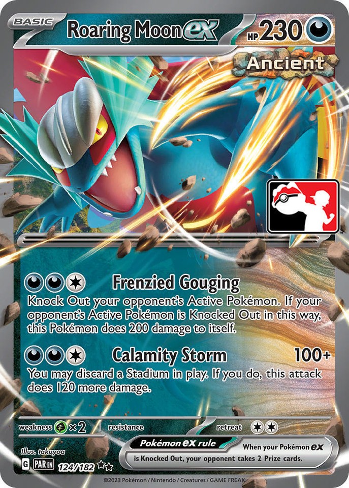Roaring Moon Ex 124/182 Prize Pack Series Cards - 1 of 1