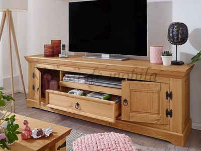 Massivholz Tv Lowboard 189x63x42cm Kiefer Gelaugt Geolt Fernseh Kommode Schrank Ebay Tv Schrank Kiefer Gelaugt