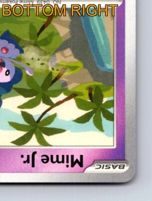 Mime Jr HP 30 Mimic Attack Limited Rarity Pink Psychedelic Pokémon