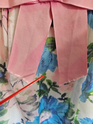 VTG  Pastel 1960's Sleeveless Blue Pink Floral Daisy Print Long Maxi Dress I Med - Picture 3 of 8