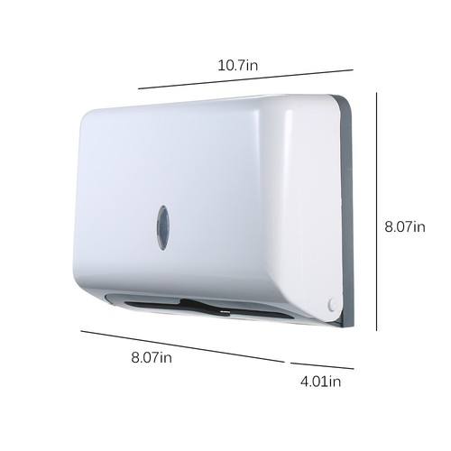 ABS Wall Mounted Tissue Dispenser Paper Hand Towel Holder Rack Bathroom Toilet - Picture 8 of 10