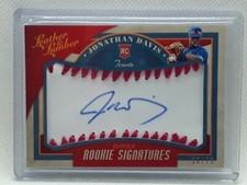 Jonathan Davis 2019 Leather & Lumber Baseball - (38/75) AUTO - Minnesota Twins