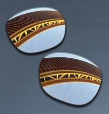 Silver POLARIZED Replacement Lenses for Oakley Garage Rock OO9175 Sunglass 55mm