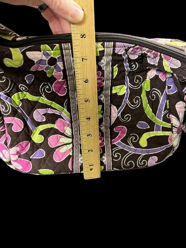 Vera Bradley Purple Punch Shoulder Crossbody Bag Purse Quilted Retired USA Made - Picture 4 of 9