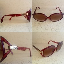 Vtg Christian Dior 2320 33 Oversized Butterfly RX Sunglasses Frames Germany