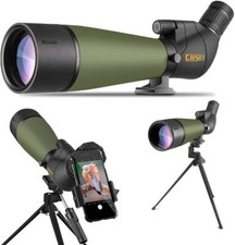 Gosky 20-60x80 Spotting Scope HD Waterproof Spotter w/ Tripod Carrying Bag and