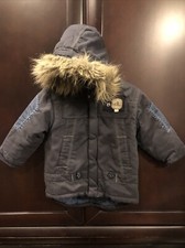 Manteau Enfant IKKS Garçon - Taille 18 Mois/86, Couleur Beige, Occasion Très Bon État
