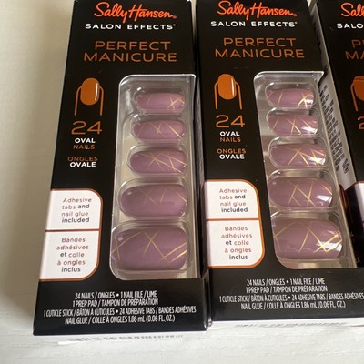 Sally Hansen Salon Effects Perfect Manicure Press On Nails -2 Sets Oval Nails