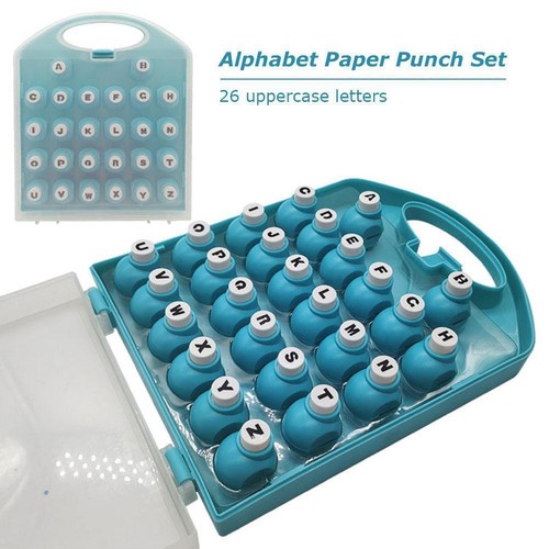 1 Set Alphabet Paper Punch Set For Classroom Assortment W6C4 Punche Letter H9H2 - Picture 3 of 16