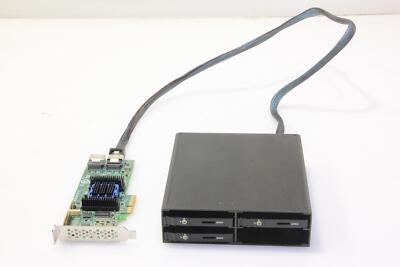 StarTech.com Mobile Rack. 3-Bay Backplane + adaptec asr-6805e 128mb. SKU219913
