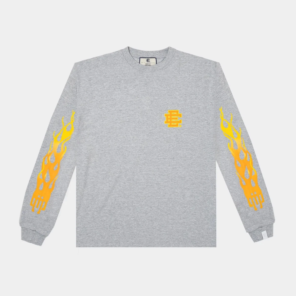 Eric Emanuel EE Basic Crewneck Heather Grey/White