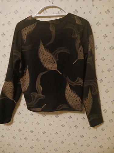 PATRIZIA LUCA Milano women multicolor long sleeve pull over top Size L - Picture 2 of 13