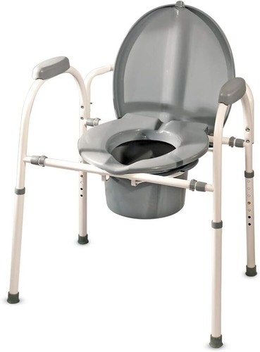 MedPro Homecare Commode Chair with Adjustable Height ~BRAND NEW~ box is ...