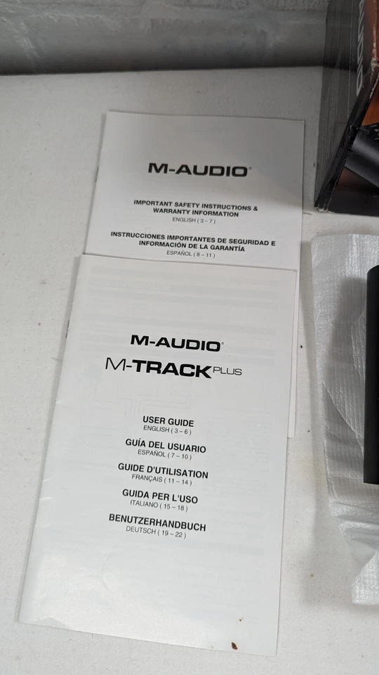 M-Audio M-Track Plus Two-Channel Portable USB Audio and MIDI Interface Boxed - Image 3 of 4