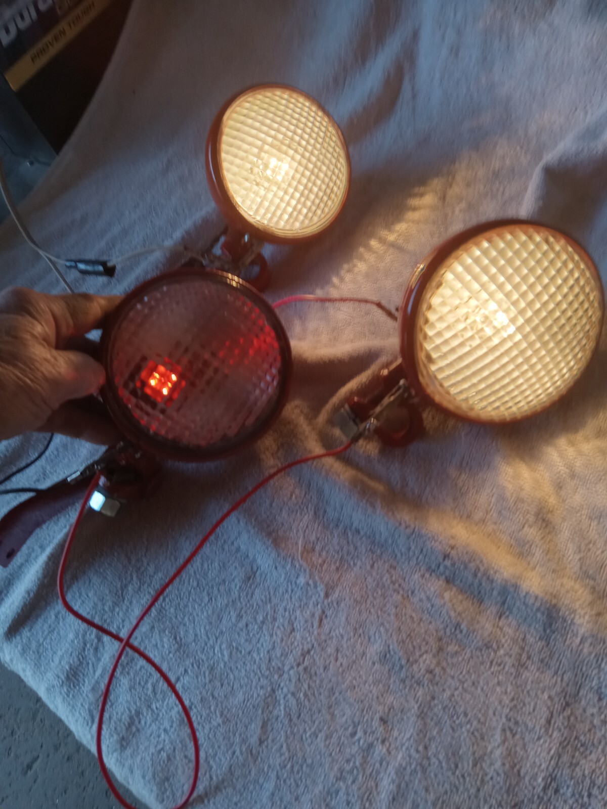 set of 3 vintage Farmall tractor lights 1095 eBay