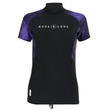 Aqua Lung Women's Rashguard Short Sleeves Galaxy Twilight Large