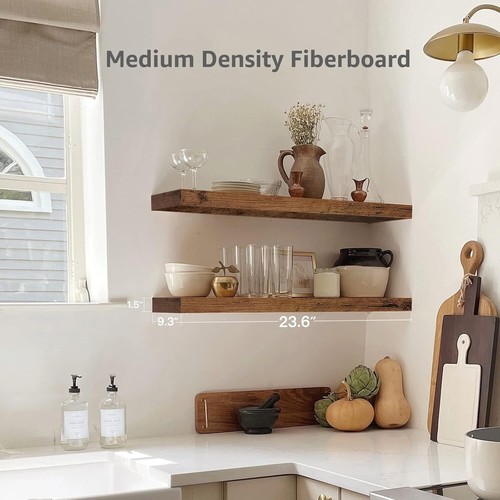 24 Inch Long Farmhouse Bathroom Decor Bedroom Kitchen Living Room Wall Mounted - Picture 3 of 9