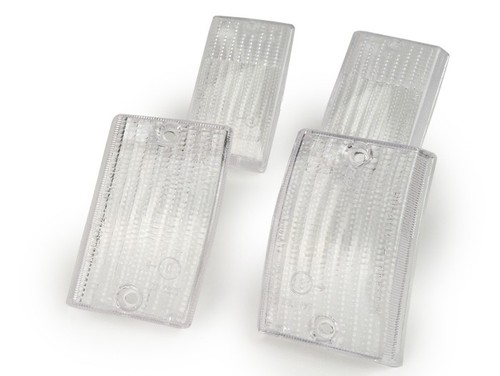 Paire De Clignotants Plastique Pour Piaggio Ape (triporteur) - Neufs D'origine Italie - Droite/Gauche