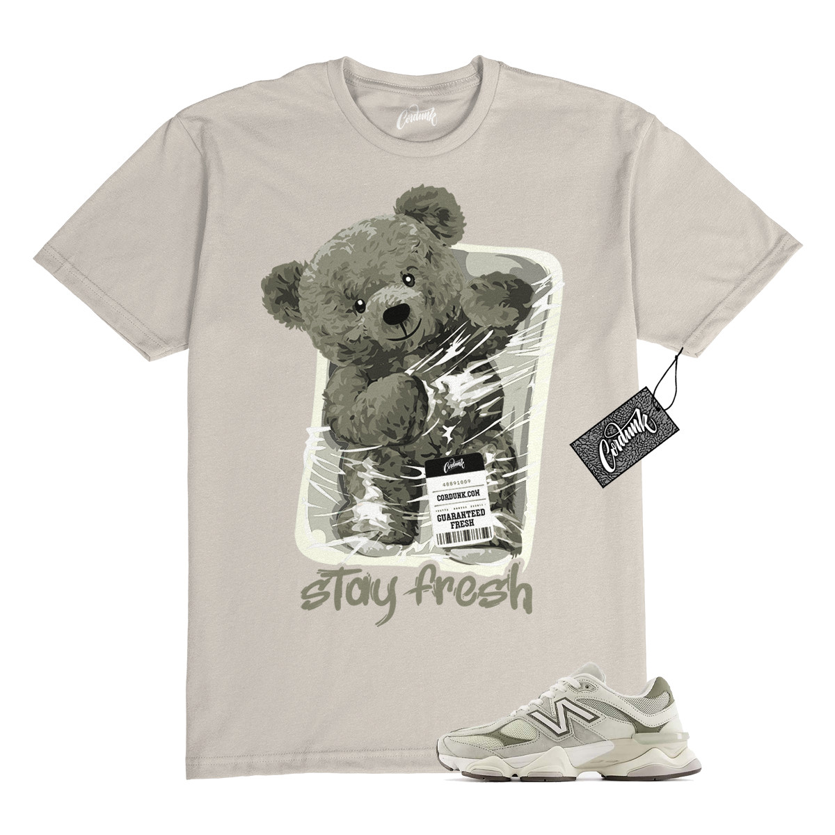 9060 Olivine Lichen Green Dark T Shirt to Match STAY