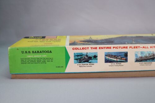 LM142 REVELL H-385-349 Model Ship Airplane Carrier USS Saratoga 55cm 385 349 - Picture 3 of 11