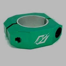 BMX TNT BICYCLES SEAT CLAMP (28.6, 31.8mm) DOUBLE CLAMP GREEN